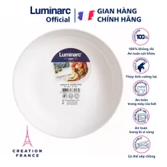 Đĩa Thủy Tinh Sâu Lòng Luminarc Friend's Time 21cm - Hàng Chính Hãng An Toàn Với Sức Khỏe, Thiết Kế Tinh Tế, Đặc Điểm Chống Xước, Dễ Vệ Sinh