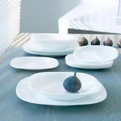 Đĩa Thủy Tinh Sâu Lòng Luminarc Carine 21cm - Thủy Tinh Cường Lực An Toàn Cho Lò Vi Sóng Và Máy Rửa Bát, Hàng Chính Hãng France