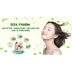 Bộ Dầu Gội Xả Serum Chống Rụng Tóc và Kích Mọc Tóc Elfa Pharm 200ml - Dưỡng Tóc Khỏe Mạnh Từ Ngưu Bàng, Xuất Xứ Ba Lan