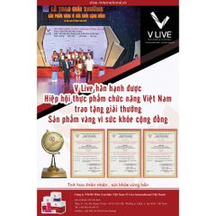 Bộ 3 Thực Phẩm Vlive (Voxy-Vtrition-Vneral) Cung Cấp Dinh Dưỡng Cho Tế Bào, Giúp Tuần Hoàn Máu