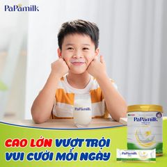 Sữa Tăng Cân, Chiều Cao Cho Trẻ PaPamilk Height & Gain Sữa Non 24H Tổ Yến - Dinh Dưỡng Tăng Cường Sức Đề Kháng, Phát Triển Toàn Diện