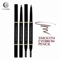 Chì Kẻ Mày Lâu Trôi C'Choi - Chì Kẻ Mày Tự Nhiên Dễ Tán, Phù Hợp Trang Điểm Á Đông, 2 Màu Xám Đen & Nâu Café