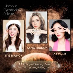 Bảng Phấn Mắt C’Choi Glamour Eyeshadow Palette - 4 Tone Dễ Tán, Tự Nhiên, An Toàn Cho Da Nhạy Cảm