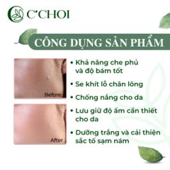Phấn Nước Cushion C'CHOI - Mịn Da, Nâng Tone, Giữ Ẩm, Chống Nắng - Mỹ Phẩm Xanh Tự Nhiên, Phù Hợp Cho Mọi Loại Da