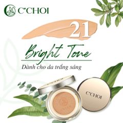 Phấn Nước Cushion C'CHOI - Mịn Da, Nâng Tone, Giữ Ẩm, Chống Nắng - Mỹ Phẩm Xanh Tự Nhiên, Phù Hợp Cho Mọi Loại Da