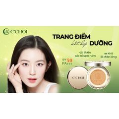Phấn Nước Cushion C'CHOI - Mịn Da, Nâng Tone, Giữ Ẩm, Chống Nắng - Mỹ Phẩm Xanh Tự Nhiên, Phù Hợp Cho Mọi Loại Da