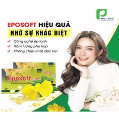 Viên Uống Cân Bằng Nội Tiết Tố Eposoft 500mg - Làm Đẹp Da, Giảm Thâm Nám, Hộp 30 Viên, Thương Hiệu Zifam Australia