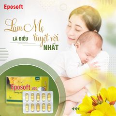 Viên Uống Cân Bằng Nội Tiết Tố Eposoft 500mg - Làm Đẹp Da, Giảm Thâm Nám, Hộp 30 Viên, Thương Hiệu Zifam Australia