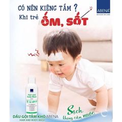 Dầu Gội Khô Tắm Khô Abena 200ml - Sản Phẩm Chăm Sóc Da Cho Phụ Nữ Sau Sinh, Không Cần Nước, Hương Bạc Hà Thơm Mát