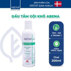 Dầu Gội Khô Tắm Khô Abena 200ml - Sản Phẩm Chăm Sóc Da Cho Phụ Nữ Sau Sinh, Không Cần Nước, Hương Bạc Hà Thơm Mát