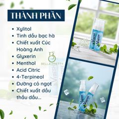 Xịt Thơm Miệng Vfresh Bạc Hà - Khử Mùi Hôi, Ngăn Ngừa Sâu Răng và Viêm Lợi - Hơi Thở Thơm Mát, Dễ Dàng Sử Dụng