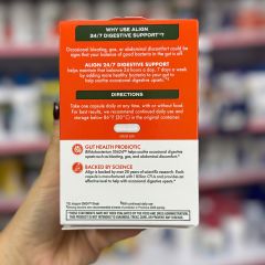 Viên uống Align Probiotic 42 viên - Men vi sinh hỗ trợ tiêu hóa, giảm đầy hơi, chướng bụng - Sức khỏe đường ruột tối ưu