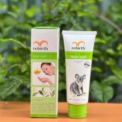 Sữa Rửa Mặt Rebirth Tea Tree & Trà Trắng 100ml - Làm Sạch, Ngừa Mụn, Dưỡng Ẩm Da Nhiều Dầu, Chống Lão Hóa, Giảm Nhờn
