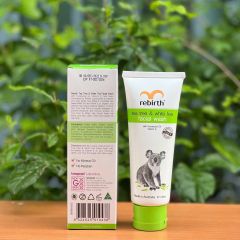 Sữa Rửa Mặt Rebirth Tea Tree & Trà Trắng 100ml - Làm Sạch, Ngừa Mụn, Dưỡng Ẩm Da Nhiều Dầu, Chống Lão Hóa, Giảm Nhờn