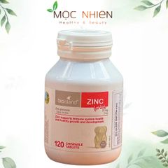 Kẹo Bổ Sung Kẽm Bio Island ZINC 120 Viên - Vitamin Hỗ Trợ Phát Triển Trẻ Nhỏ, Tăng Cường Sức Đề Kháng và Chiều Cao