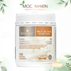 Viên uống Canxi Sữa Bio Island Milk Calcium Bone Care 150 viên - Hỗ trợ phát triển xương và răng chắc khỏe cho trẻ em và người lớn