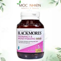 Viên uống Blackmores Pregnancy & Breast-Feeding Gold - Bổ sung Vitamin và Khoáng Chất Cho Phụ Nữ Mang Thai (60 Viên) 340802