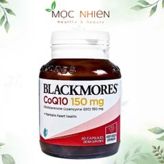 Viên uống Blackmores CoQ10 150mg hỗ trợ sức khỏe tim mạch - Thực phẩm chức năng tự nhiên, 30 viên