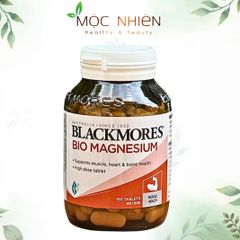 Viên uống hỗ trợ chức năng cơ bắp và tim mạch Blackmores Bio Magnesium 100 viên - Sức khỏe toàn diện từ Úc