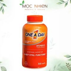 Viên uống vitamin tổng hợp One A Day cho phụ nữ dưới 50 tuổi - Hỗ trợ sức khỏe, tăng cường miễn dịch, 300 viên từ Bayer Mỹ