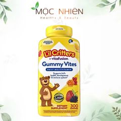 Kẹo Gấu Vitamin L’il Critters Gummy Vites 300 viên - Bổ Sung Vitamin & Khoáng Chất Cho Trẻ Từ 2 Tuổi Trở Lên, Hương Vị Trái Cây Ngon Miệng
