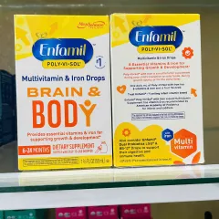 Vitamin Tổng Hợp Chứa Sắt ENFAMIL BRAIN & BODY Mỹ Dạng Giọt Cho Bé Từ 6-24m.