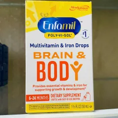 Vitamin Tổng Hợp Chứa Sắt ENFAMIL BRAIN & BODY Mỹ Dạng Giọt Cho Bé Từ 6-24m.