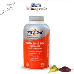 Vitamin Tổng Hợp One A Day Women 50+ - Sản Phẩm Hỗ Trợ Sức Khỏe Dành Riêng Cho Phụ Nữ Trên 50 Tuổi, 300 Viên