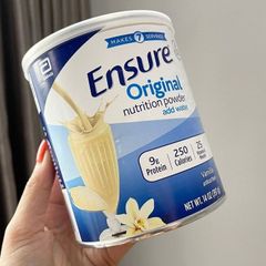 Sữa Bột Ensure Mỹ Original Nutrition Powder 400g - Dinh Dưỡng Cao Cấp Cho Mọi Lứa Tuổi, Hỗ Trợ Sức Khỏe Tối Ưu