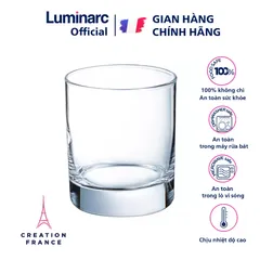 Bộ 6 cốc thủy tinh Luminarc Islande 300ml D6317 | An toàn cho sức khỏe, Chống xước và bám mùi, Hàng chính hãng