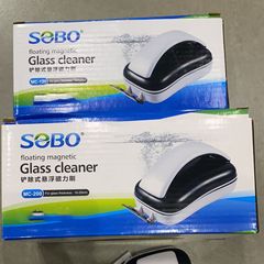 Nam châm chà hồ Sobo MC - 60 80 120 200 - Vệ sinh bể cá, loại bỏ tảo và rêu hiệu quả, thiết kế tiện lợi và an toàn cho kính