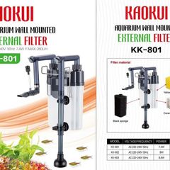 Lọc Treo KaoKui KK 801/802/803 - Bộ Lọc Hồ Cá Cảnh Tiện Lợi, Thiết Kế Gọn Gàng, Tăng Oxy, Phù Hợp với Thủy Sinh