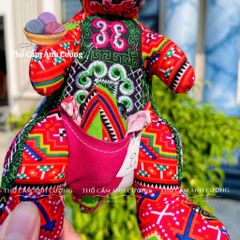 Thú Nhồi Bông Chuột Túi Thổ Cẩm Sapa - Mềm Mại, Đường May Chắc Chắn, Quà Tặng Ý Nghĩa Cho Bé Yêu