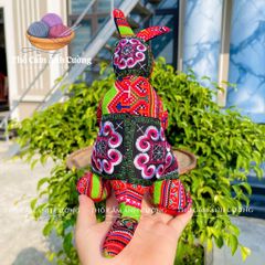 Thú Nhồi Bông Chuột Túi Thổ Cẩm Sapa - Mềm Mại, Đường May Chắc Chắn, Quà Tặng Ý Nghĩa Cho Bé Yêu