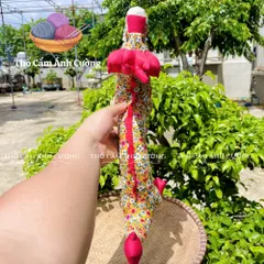 Thú Nhồi Bông Con Rồng Dễ Thương - Đồ Chơi Trẻ Em Bằng Vải Hoa, Quà Tặng Ý Nghĩa Từ Thổ Cẩm Ánh Cường
