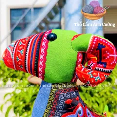 Thú Nhồi Bông Dê Núi Thổ Cẩm Sapa A35 - Đồ Chơi Trẻ Em Chất Liệu Mềm Mại, Quà Tặng Ý Nghĩa Cho Bé Yêu