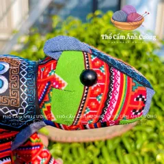 Thú Nhồi Bông Con Hổ Thổ Cẩm Sapa - Gấu Bông Mềm Mại, Quà Tặng Ý Nghĩa Dành Cho Trẻ Em, Chất Liệu An Toàn