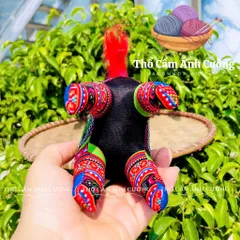 Thú Nhồi Bông Hình Con Ngựa Thổ Cẩm Sapa - Quà Tặng Ý Nghĩa Chất Liệu Vải Mềm Mại Dành Cho Bé Yêu
