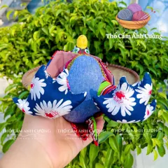 Thú Nhồi Bông Gà Đông Tảo Thổ Cẩm Sapa - Đồ Chơi Trẻ Em Mềm Mại, Quà Tặng Ý Nghĩa Cho Bé Yêu