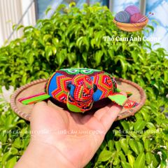 Thú Nhồi Bông Cụ Rùa Hồ Gươm Thổ Cẩm Sapa - Quà Tặng Đáng Yêu Cho Bé - Chất Liệu Mềm Mại, Bảo Hành 1 Đổi 1