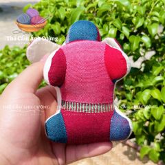 Thú Nhồi Bông Con Chó Thổ Cẩm Dân Tộc Thái - Đồ Chơi Trẻ Em Chất Liệu Vải Mềm Mại, Quà Tặng Ý Nghĩa Cho Bé Yêu