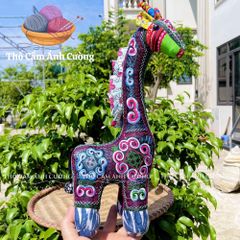 Thú Nhồi Bông Thổ Cẩm Thêu Dễ Thương Cho Bé - Quà Tặng Ý Nghĩa Trang Trí Không Gian Sống - Hàng Thủ Công Nhật Bản