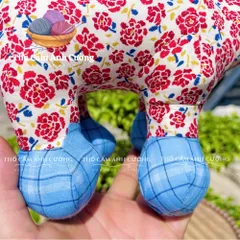 Thú Nhồi Bông Chú Lạc Đà Ngọt Ngào - Đồ Chơi Trẻ Em Chất Liệu Vải Hoa Mềm Mại, Quà Tặng Ý Nghĩa Từ Thổ Cẩm Ánh Cường