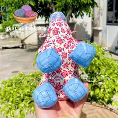 Thú Nhồi Bông Chú Lạc Đà Ngọt Ngào - Đồ Chơi Trẻ Em Chất Liệu Vải Hoa Mềm Mại, Quà Tặng Ý Nghĩa Từ Thổ Cẩm Ánh Cường