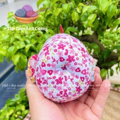 Thú Nhồi Bông Gà Trống Hoa Mơ Dễ Thương - Đồ Chơi Trẻ Em Mềm Mại Chất Lượng - Quà Tặng Ý Nghĩa Từ Thổ Cẩm Ánh Cường