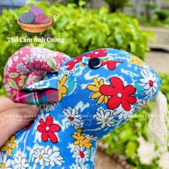 Thú Nhồi Bông Dê Hoa Dễ Thương - Quà Tặng Đồ Chơi Trẻ Em Chất Liệu Vải Hoa Mềm Mại, Bảo Hành 1 Đổi 1