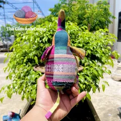 Thú Nhồi Bông Con Voi Thổ Cẩm Dân Tộc Thái - Gấu Bông Siêu Dễ Thương, Quà Tặng Ý Nghĩa Cho Bé Yêu