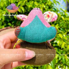 Búp Bê Thú Nhồi Bông Con Chuột Thổ Cẩm Dân Tộc Thái - Quà Tặng Ý Nghĩa Cho Bé Yêu, Vải Thổ Cẩm Chất Lượng