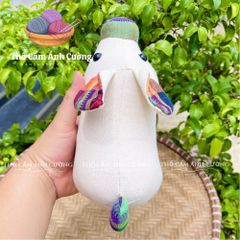Thú Nhồi Bông Heo Sữa Thổ Cẩm Dân Tộc Thái - Đồ Chơi Trẻ Em Chất Liệu Vải Mềm Mại, Quà Tặng Ý Nghĩa Cho Bé Yêu