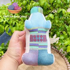 Thú Nhồi Bông Heo Sữa Thổ Cẩm Dân Tộc Thái - Đồ Chơi Trẻ Em Chất Liệu Vải Mềm Mại, Quà Tặng Ý Nghĩa Cho Bé Yêu